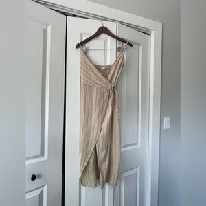 Urban Outfitters Stripped Wrap Maxi Dress